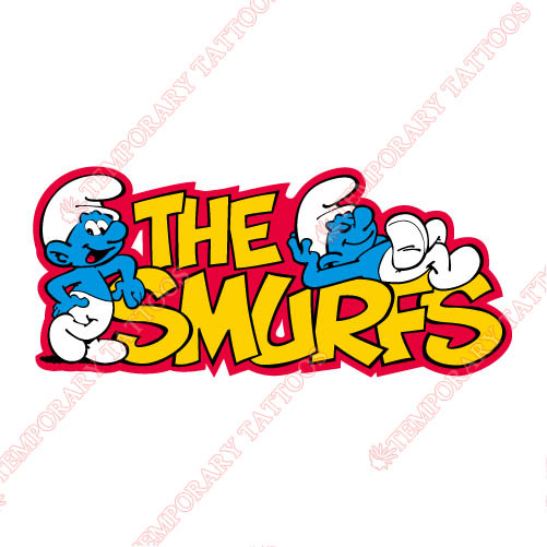 The Smurfs Customize Temporary Tattoos Stickers NO.3470